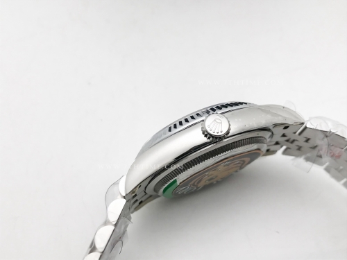 DJ 126234 36mm Jub Flt 904L SS/SS Grey/Rm JQF VR3235