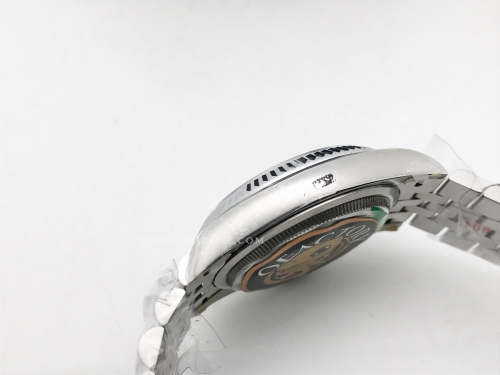 DJ 126234 36mm Jub Flt 904L SS/SS Grey/Rm JQF VR3235