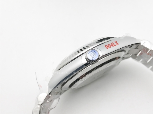 DayDate 40mm 904L Flt SS/SS Grey/Stk GMF A2836