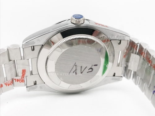 DayDate 40mm 904L Flt SS/SS I-Blue/Stk GMF A2836