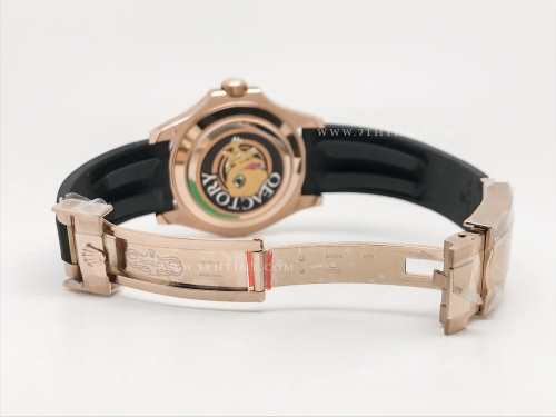 YachtMaster 126655 40mm RG/RU Blk JQF VR3235