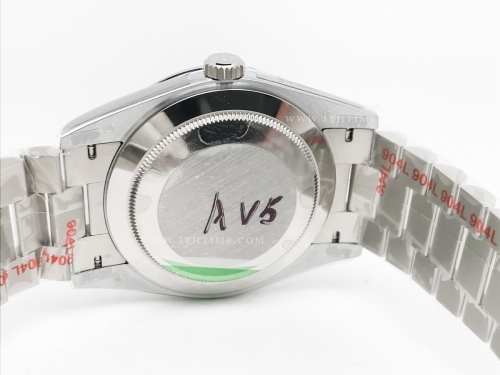 DayDate 40mm 904L Flt SS/SS Blue/Stk GMF A2836