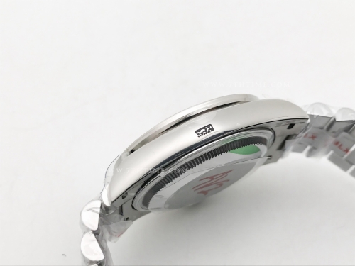 DayDate 128399TBR 36mm Wt 904L Dia SS/SS Wht/Rm GMF A2836