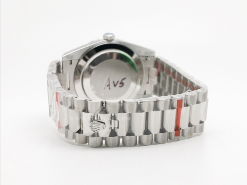 DayDate 40mm 904L Flt SS/SS Blk/Stk GMF A2836