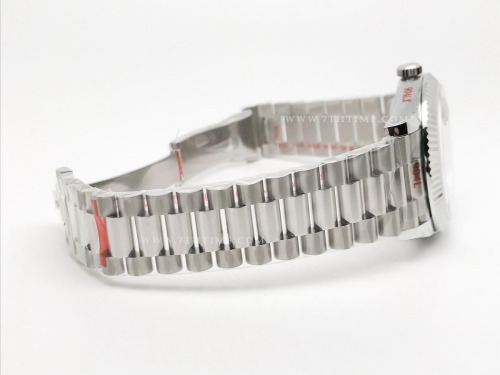 DayDate 40mm 904L Flt SS/SS S-Grey/Stk GMF A2836