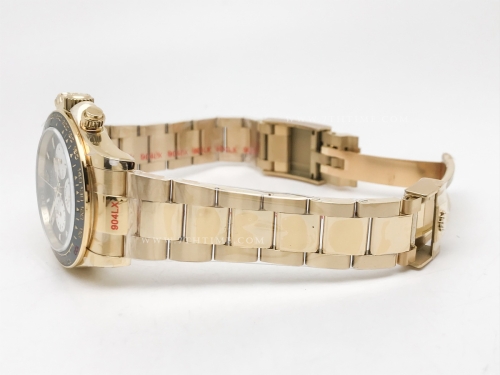 Daytona 126528 YG/YG Blk/Wht/Stk 904L QF V8 QF4132