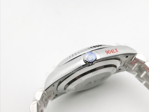 DayDate 40mm 904L Flt SS/SS Silv/Dia GMF A2836