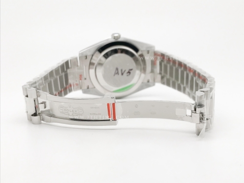 DayDate 40mm 904L Flt SS/SS Silv/Dia GMF A2836