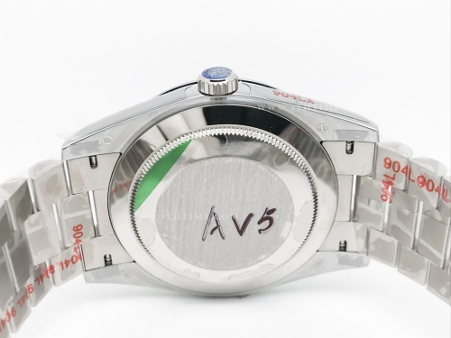 DayDate 40mm 904L Flt SS/SS I-Blue/Dia GMF A2836