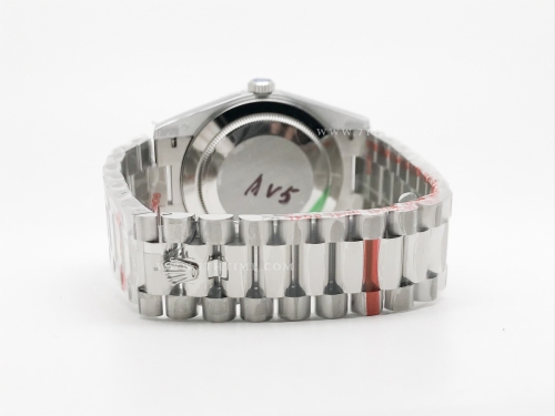 DayDate 40mm 904L Flt SS/SS I-Blue/Rm/Stk GMF A2836