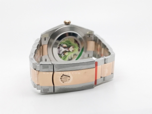 DJ2 41mm Oys Flt 904L RG/SS M-Wht/Dia Clean VR3235