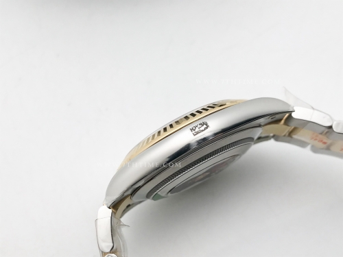 DJ2 41mm Oys Flt 904L YG/SS Blk/Stk Clean VR3235