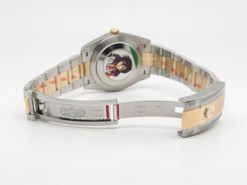 DJ2 41mm Oys Flt 904L YG/SS Blk/Stk Clean VR3235