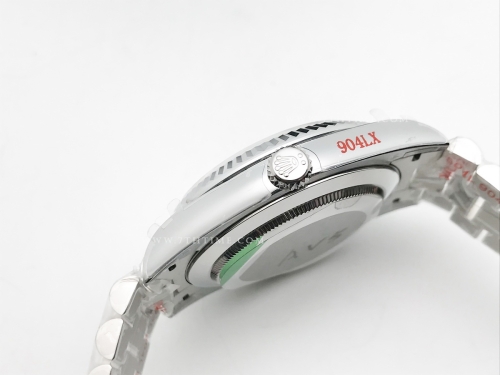 DayDate 40mm 904L Flt SS/SS Silv/Rm/Stk GMF A2836