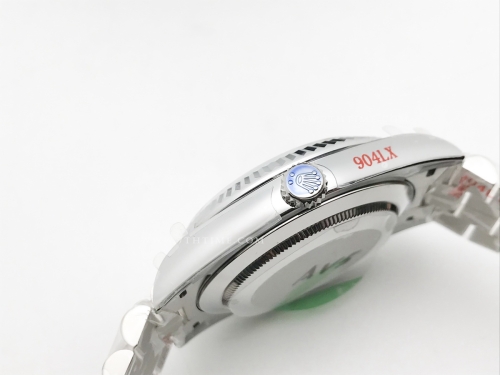 DayDate 40mm 904L Flt SS/SS Blue/Rm/Stk GMF A2836