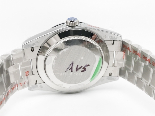 DayDate 40mm 904L Flt SS/SS I-Blue/Ara GMF A2836