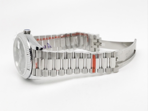 DayDate 40mm 904L Flt SS/SS Green/Ara GMF A2836