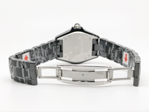 XHANEL J-12 38mm Blk CER/CER Blk/Dia HTF A2892