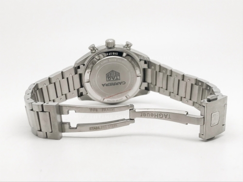 Carrera Chrono 42mm SS/SS Blk/Wht A8F VK63A