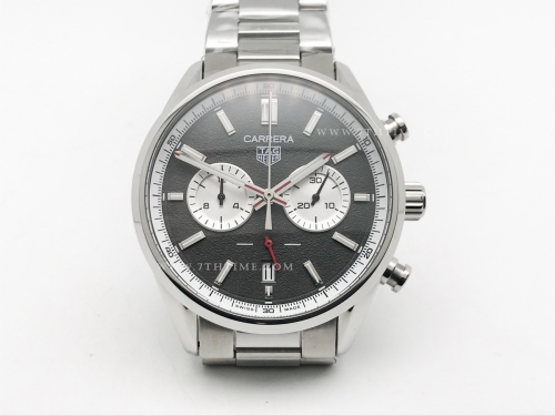 Carrera Chrono 42mm SS/SS Grey/Wht A8F VK63A