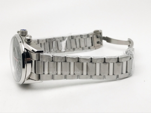 Carrera Chrono 42mm Blk SS/SS Blk/Blk A8F VK63A