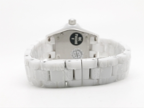 XHANEL J-12 33mm Wht CER/CER Wht/Wht Num HTF Qtz