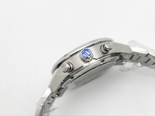 Carrera Chrono 42mm SS/SS Blue/Wht A8F VK63A