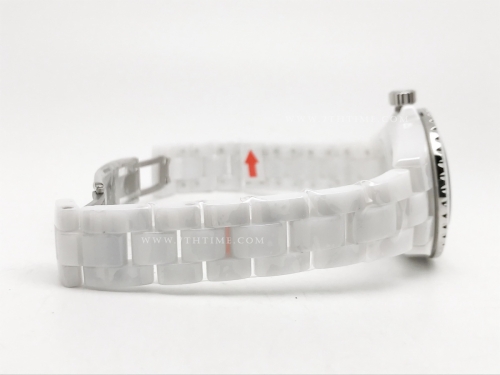 XHANEL J-12 33mm Wht CER/CER Wht/Num HTF A12.2