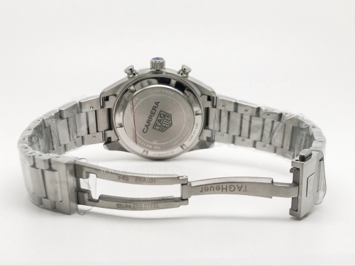 Carrera Chrono 42mm SS/SS Blue/Wht A8F VK63A