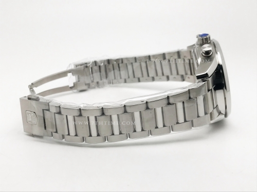 Carrera Chrono 42mm Wht SS/SS Blue/Blue A8F VK63A