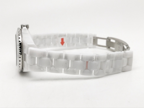 XHANEL J-12 33mm Wht CER/CER W-MOP/Dia HTF A12.2