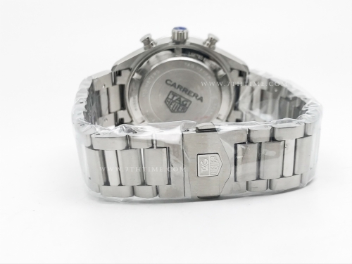 Carrera Chrono 42mm Wht SS/SS Blue/Blue A8F VK63A