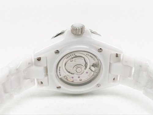 XHANEL J-12 33mm Wht CER/CER W-MOP/Dia HTF A12.2