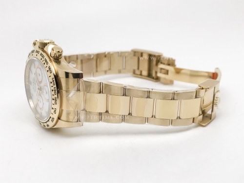 Daytona 126508 YG/YG Wht/Stk EWE A4131