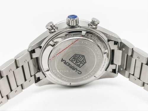 Carrera Chrono 42mm SS/SS Blue/Col A8F VK63A
