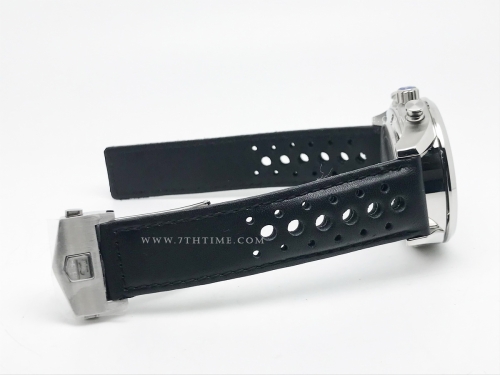 Carrera Chrono 42mm Wht SS/LE Wht/Blk A8F VK63A