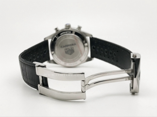 Carrera Chrono 42mm Wht SS/LE Blk/Wht A8F VK63A