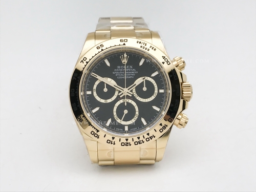 Daytona 126508 YG/YG Blk/Stk EWE A4131