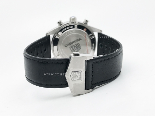 Carrera Chrono 42mm Wht SS/LE Grey/Wht A8F VK63A