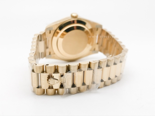 DayDate 40mm 904L Flt Wt YG/YG Wht/Rm/Stk KHF SH3255