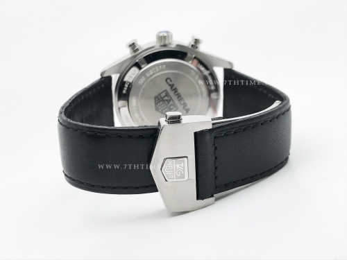 Carrera Chrono 42mm Wht SS/LE Wht/Wht A8F VK63A