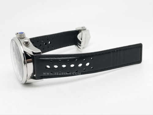 Carrera Chrono 42mm Wht SS/LE Blk/Blk A8F VK63A