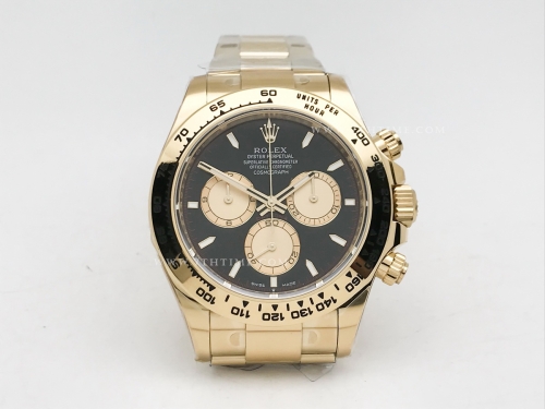 Daytona 126508 YG/YG Blk/Gold/Stk EWE A4131