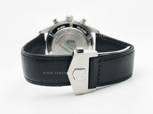 Carrera Chrono 42mm Blk SS/LE Blk/Blk A8F VK63A