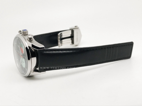 Carrera Chrono 42mm Blk SS/LE Blk/Col A8F VK63A