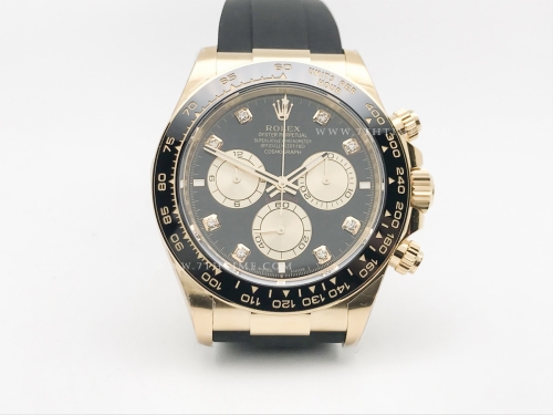 Daytona 126518LN YG/RU Blk/Gold/Dia EWE A4131