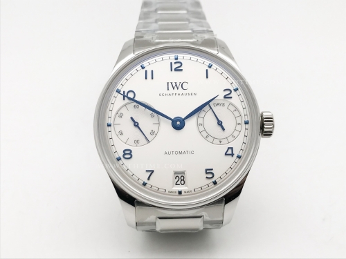 Portugieser Auto 42mm SS/LE Wht/B-Num APSF A52010