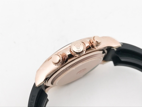 Daytona 126515LN RG/RU Blk/Gold/Stk EWE A4131