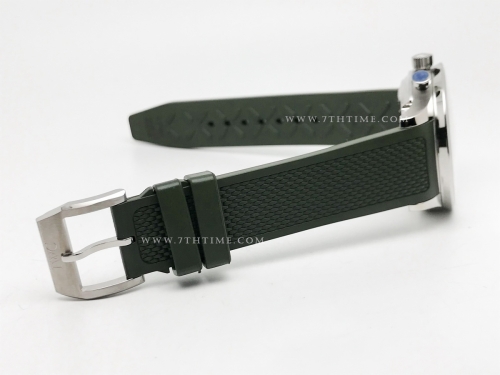 Portuguese Chrono IW3716 Grn SS/RU Wht/Num Z+F A69355