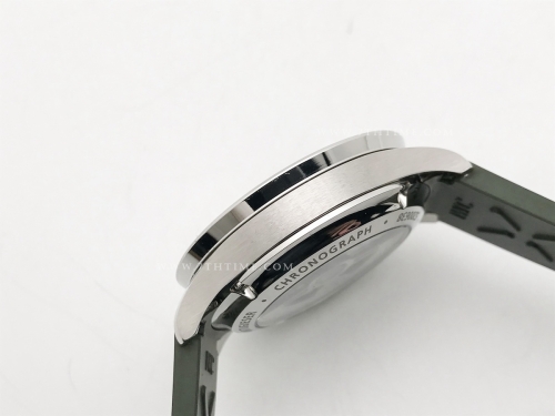 Portuguese Chrono IW3716 Grn SS/RU Wht/Num Z+F A69355